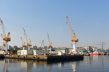 Harbor of Vigo, Galicia, Spain
