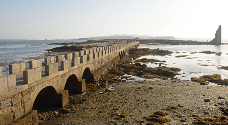 San Saturnino tower in Cambados, Galicia, Spainのeditorial素材