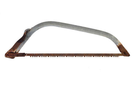 saw isolated on white backgroundの写真素材