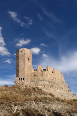 Castle of Ayab in Calatayud, Zaragoza province, Aragon, Spainのeditorial素材