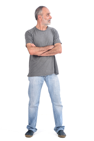 portrait of middle aged manの写真素材