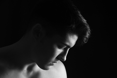 portrait of a young manの写真素材