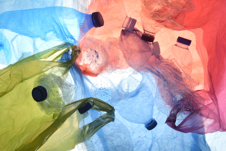 plastic bags and bottles