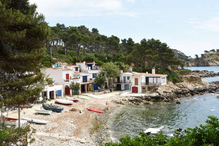 beautiful beach of Cala Sâ€™Alguer, Palamos, Costa Brava, Girona province, Spain