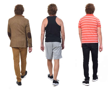 the same man with different outfits