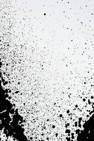 paint splatterand stripe on a white paperの写真素材