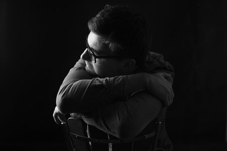 portrait of a thoughtful man