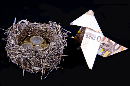 European Central Bankの写真素材