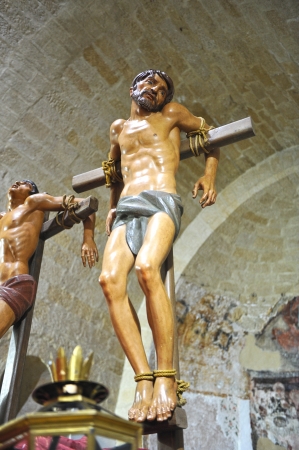 Holy week in Baeza, Calvaryの写真素材