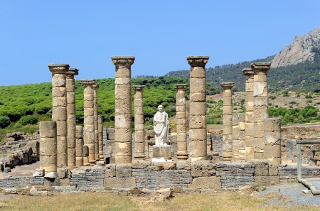 Ruins of the Roman city of Baelo Claudia, Cadiz, Spainの写真素材
