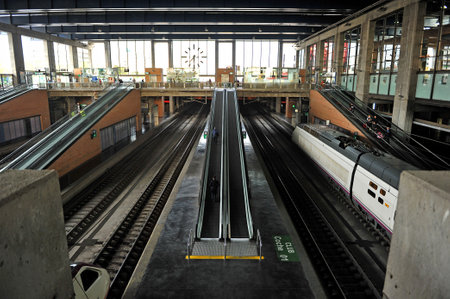 Train Station Cordoba, Andalusia, Spainのeditorial素材