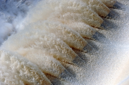 Reservoir Montoro, province of Ciudad Real, Castilla la Mancha, Spainの写真素材