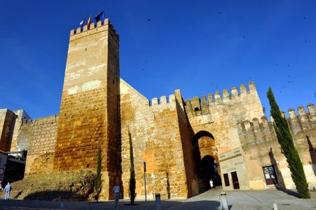 Alcazar de la Puerta de Sevilla, monumental city of Carmona, Seville province, Andalusia, Spain