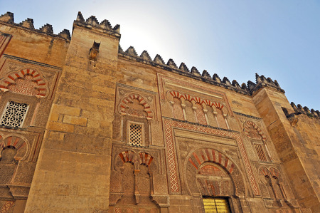 Islamic decoration, Mosque-Cathedral of Cordoba, Andalusia, Spainの写真素材