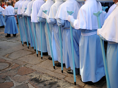 Religious festivity, day of the patron saint of Caceres, Virgen de la Montaña, Extremadura, Spain