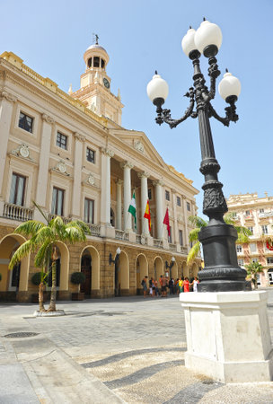 Town Council of Cadiz, municipality, Andalusia, Spainのeditorial素材