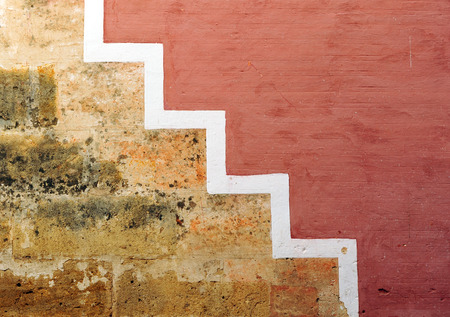 Textures and colorful, street from the monumental city of Carmona, Province of Seville, Andalusia, Spainの写真素材