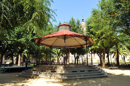 Pavilion, Paseo del Prado, Ciudad Real, Castilla la Mancha, Spainのeditorial素材