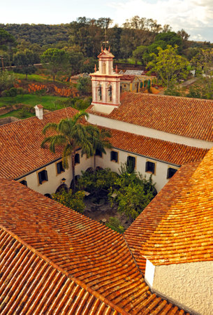 La Almoraima House, Castellar de la Frontera, Cadiz, Andalusia, Spainのeditorial素材