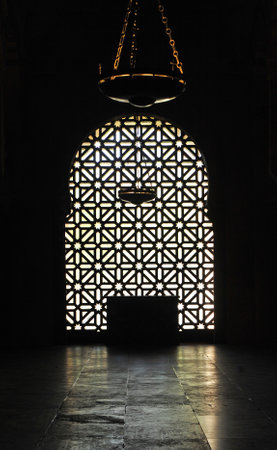 Inside of the mosque-Cathedral of Cordoba, Andalusia, Spainのeditorial素材