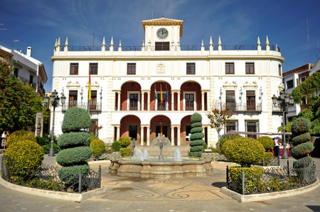 City Hall of Priego de Cordoba, Andalusia, Spainのeditorial素材