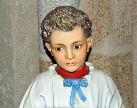 An altar boy, sculptureの写真素材