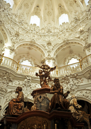 Chapel of Sagrario in the Church of the Assumption, Priego de Cordoba, Spainのeditorial素材