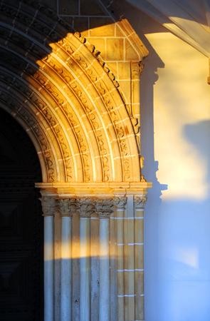 Evora, Church of St. John the Evangelist, Church of Loios, Portugalの写真素材