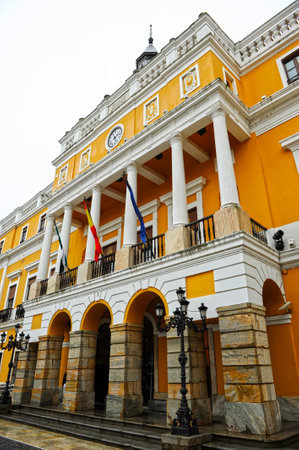 City Hall of Badajoz, Extremadura, Spainのeditorial素材
