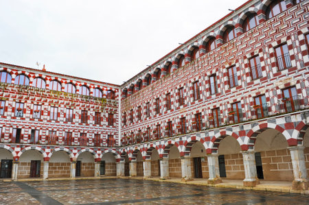Badajoz, Plaza Alta, Extremadura, Spainのeditorial素材