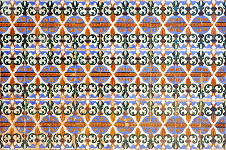 Decorative background, moorish mosaic tiles