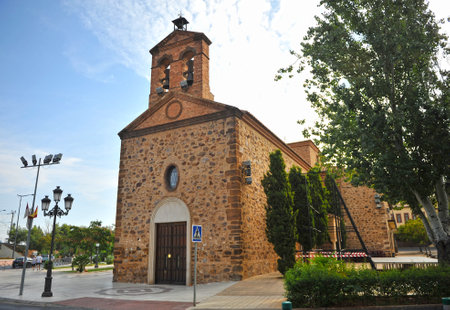 Church of the Virgen de Gracia, Puertollano, Ciudad Real, Spainのeditorial素材