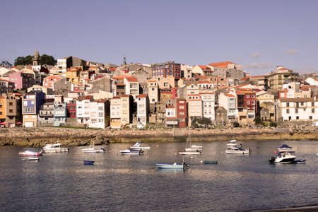 View of a port with boatsの写真素材