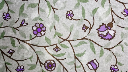 Purplish Flowers Wallpaperの写真素材