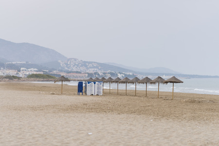 Beach umbrellas.の写真素材