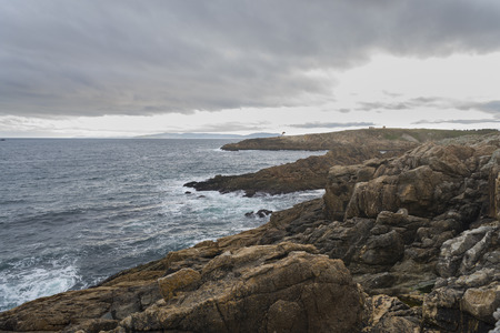 Coast of La Coruna, Spain.