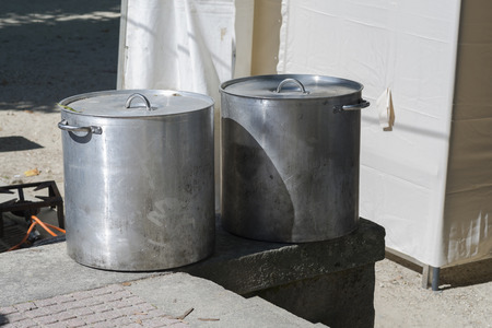 Metal couldronの写真素材