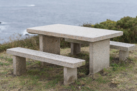 Stone table.の写真素材