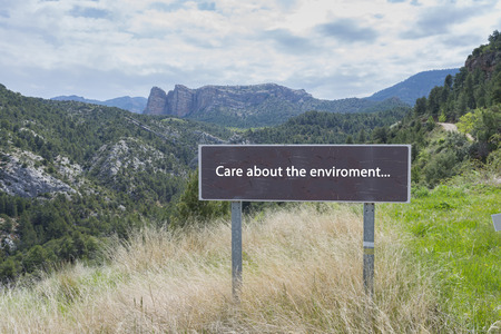 Care about the enviroment.の写真素材