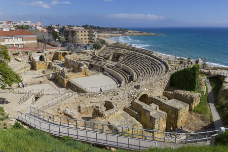 Colisum of Tarragona, Spain.の写真素材