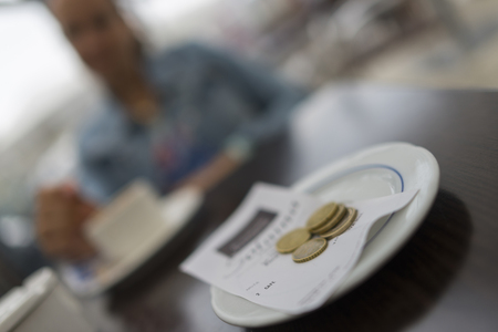 Two coffees.の写真素材