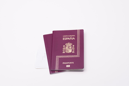 Spanish passports.の写真素材