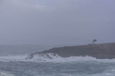 Coast of La Coruna, Spain.