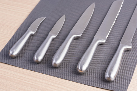 Set of knives.の写真素材