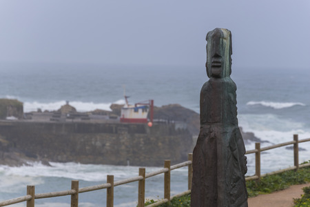 Coast of La Coruna (Spain).の写真素材