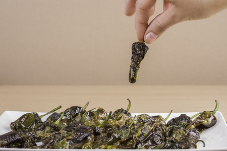 Padron peppers.