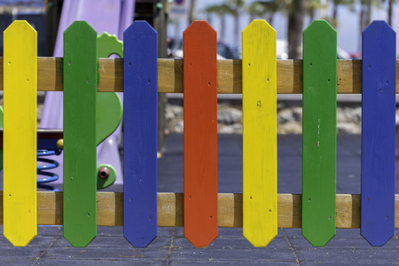 Wooden fence.の写真素材