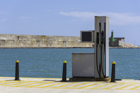 Gas station.の写真素材