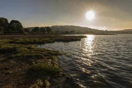 El Burgo estuary (La Coruna, Spain).の写真素材