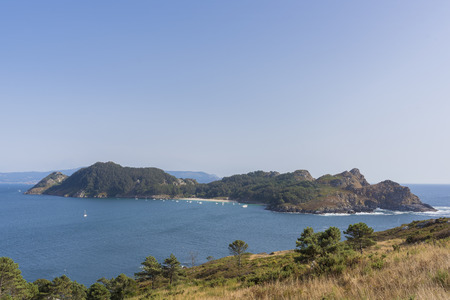 San Martino Island (Cies Islands, Pontevedra - Spain).の写真素材